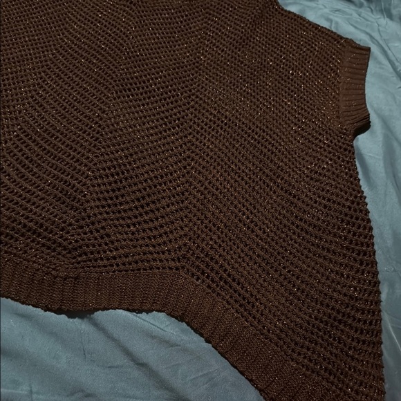 BCBGMaxAzria Brown Poncho/Shrug - Picture 13 of 14